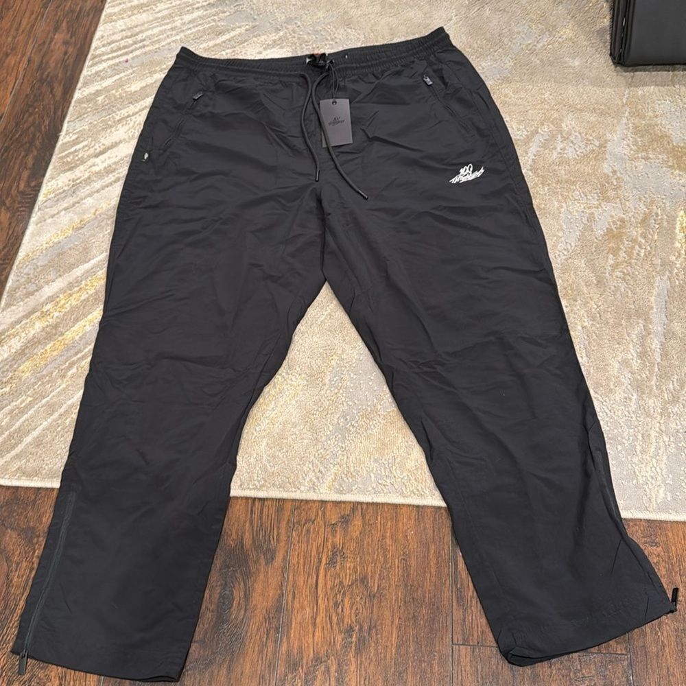 100 Thieves FOUNDATIONS NYLON PANT - BLACK size 2XL new with tags